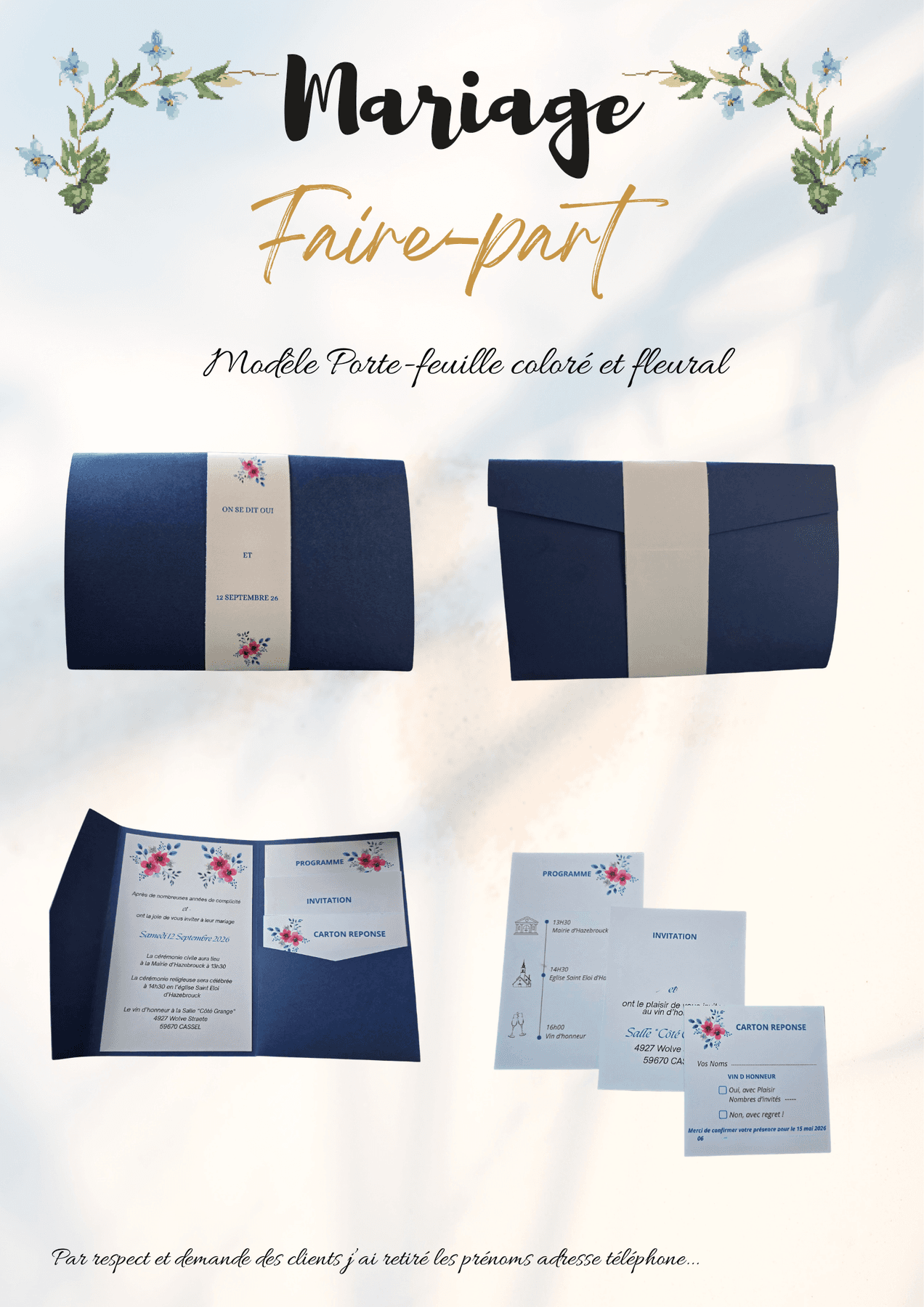 FAIRE PARTS MARIAGE